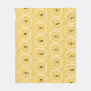 appelmotief: behangontwerp. fleece deken