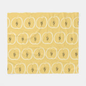 appelmotief: behangontwerp. fleece deken (Voorkant (Horizontaal))