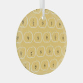  appelmotief: behangontwerp. glas ornament (Voorkant Rechts)