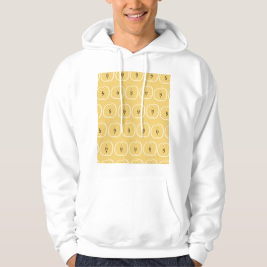  appelmotief: behangontwerp. hoodie (Voorkant)
