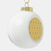 appelmotief: behangontwerp. keramische bal ornament (Links)