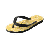  appelmotief: behangontwerp. kinder teenslippers (Schuin)