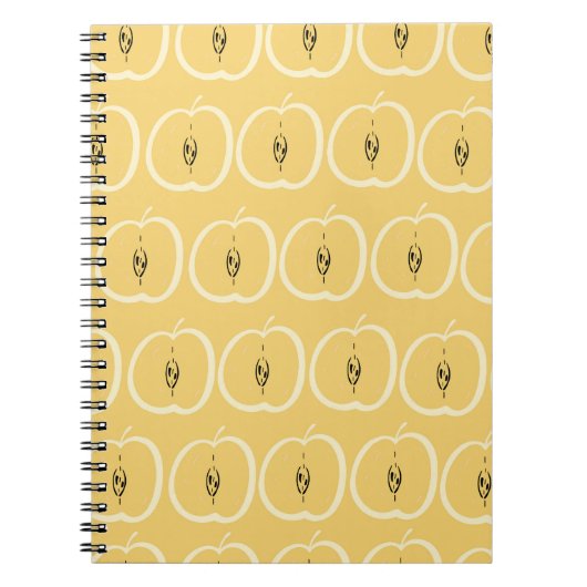 appelmotief: behangontwerp. notitieboek (Voorkant)