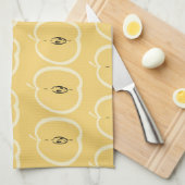 appelmotief: behangontwerp. theedoek (Quarter Fold)