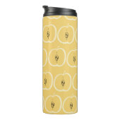 appelmotief: behangontwerp. thermosbeker (Geroteerd rechts)