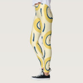 appelmotief: klassiek behang leggings (Links)