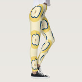 appelmotief: klassiek behang leggings (Rechts)
