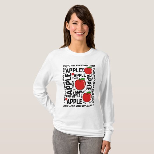 APPELMOTIEF T-SHIRT (Voorkant volledig)