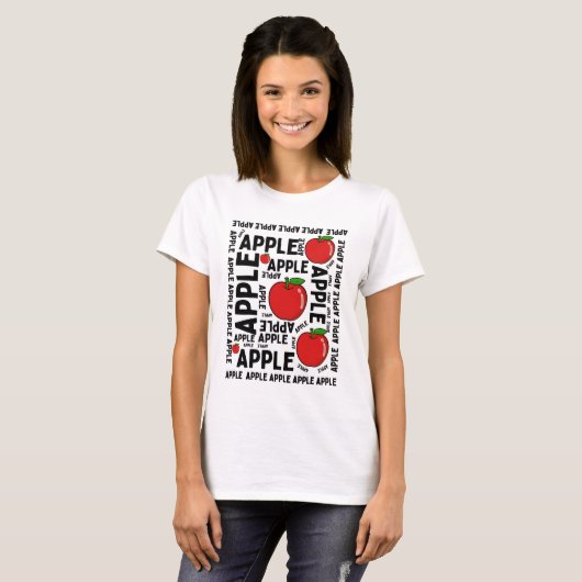 APPELMOTIEF T-SHIRT (Voorkant volledig)