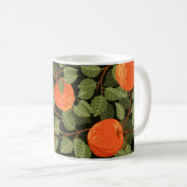 Appeloogst: groene bladeren  koffiemok (Voorkant rechts)