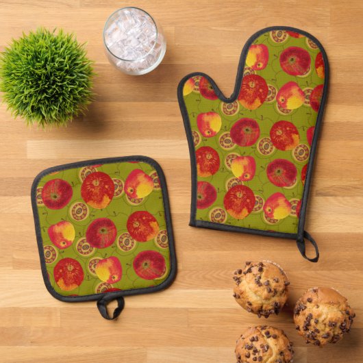 Appeloogst Ovenwant & Pannenlap Set (Top down)