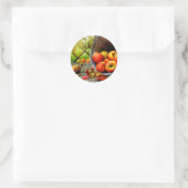 Appeloogst Ronde Sticker (Tas)