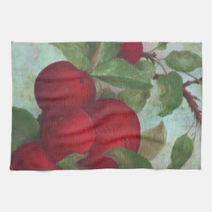 Appeloogst, rood en groen theedoek