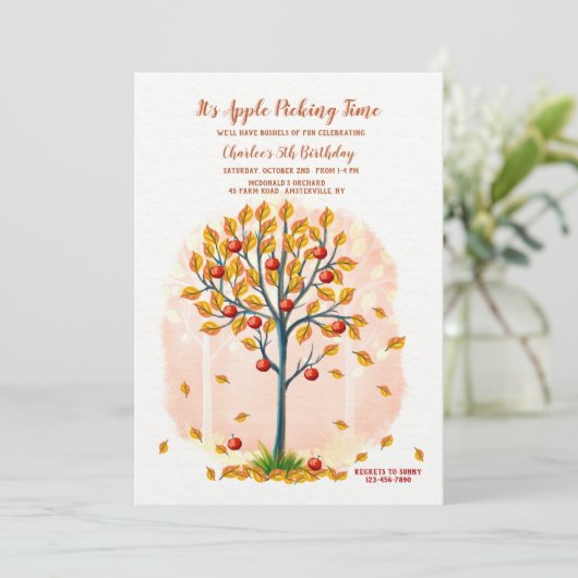 Appeloogst Tijd Kaart (Staand voorkant)