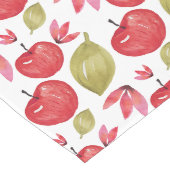 Appelpatroon Aquarel Handgeschilderd Lange Tafelloper (Hoek)