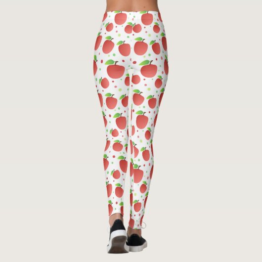 Appelpatroon Leggings (Achterkant)