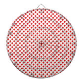 Appelpatroon rood fruit dartbord (Voorkant)