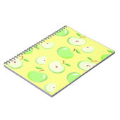 Appelpatroonvector groen notitieboek (Linkerzijde)