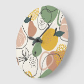 Appelperen:  handgetekend patroon. grote klok (Hoek)