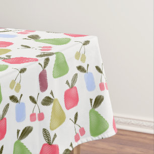 Appelperen met naadloze krasvruchten, zonder krass tafelkleed