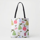 Appelperen met naadloze krasvruchten, zonder krass tote bag (Voorkant)