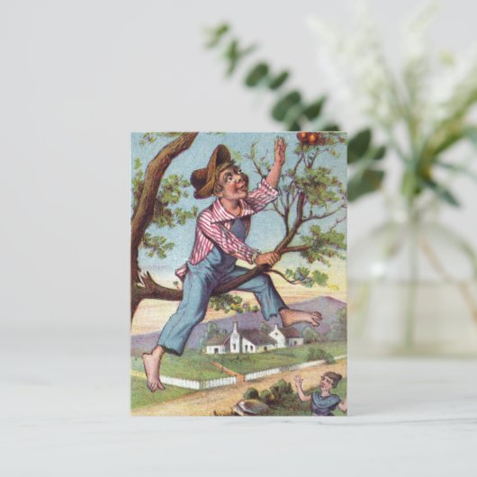  appelpluk briefkaart (Staand voorkant)