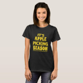 Appelplukkers Appels Plukken Het Is Appelpluk T-shirt (Voorkant volledig)