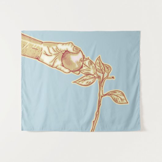 Appelplukoogst Wandkleed (Voorkant (horizontaal))