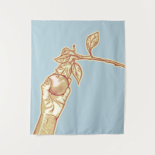 Appelplukoogst Wandkleed (Voorkant)