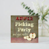 appelplukuitnodiging kaart (Staand voorkant)