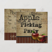 appelplukuitnodiging kaart (Voorkant / Achterkant)