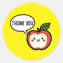 appelpraat ronde sticker