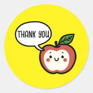 appelpraat ronde sticker