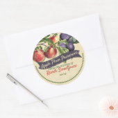 Appelpruimenjam bewaart huisconservenlabel ronde sticker (Envelop)
