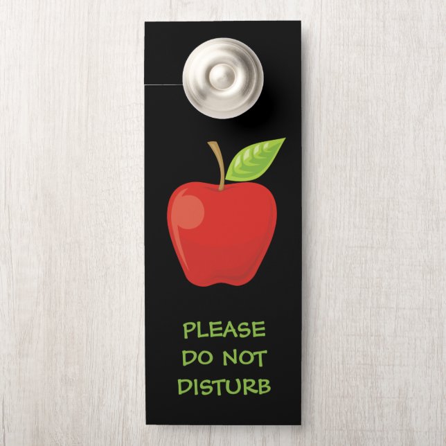 Appelrood Deurhanger (Op knop)