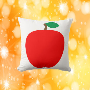 appelrood fruit kussen