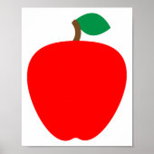appelrood fruit poster (Voorkant)