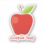 Appelrood Sticker (Voorkant)