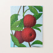 "Appels aan een tak" Legpuzzel (Verticaal)