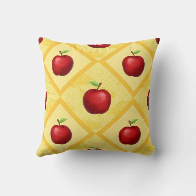 Appels, appels, appels! kussen (Achterkant)