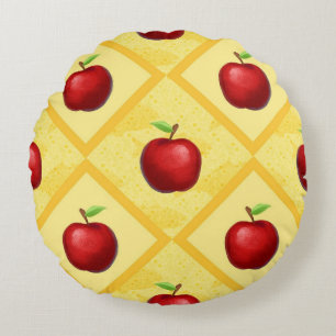 Appels, appels, appels! rond kussen