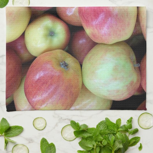 Appels, appels, appels theedoek (Gevouwen)