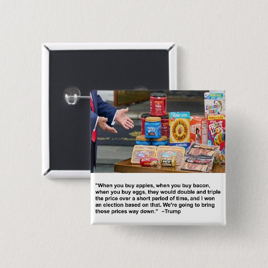 Appels, Bacon & Eggs Button (Voorkant /achterkant)