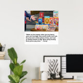 Appels, Bacon & Eggs Poster (Thuiskantoor)