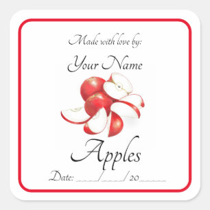 Appels Behoudt Stickers en labels bewerkbaar