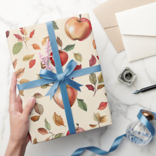 Appels & Bladeren Housewarming Feest Cadeaupapier