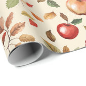 Appels & Bladeren Housewarming Feest Cadeaupapier (Rol Hoek)