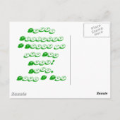 appels briefkaart (Achterkant)