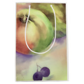 Appels Druiven Cadeauband - Fruit Oogst Medium Cadeauzakje (Voorkant)