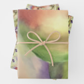 Appels Druiven Gift Wrapping - Fruit Oogst Inpakpapier Vel (In situ)